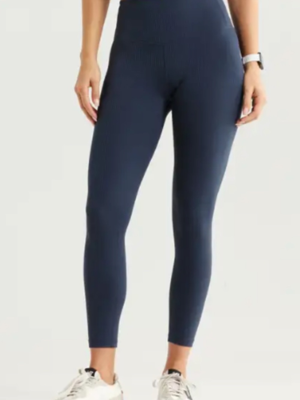 Zella Thrive Rib High Waist 7/8 Leggings - M